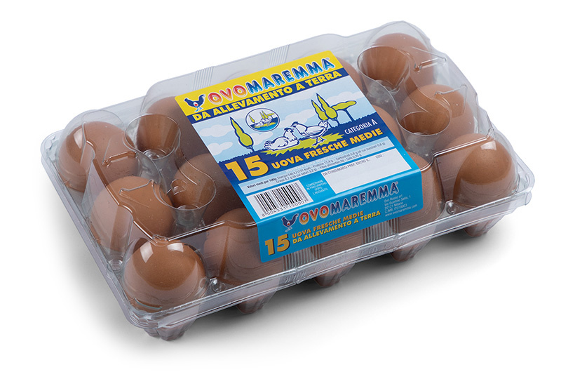 15 uova medie fresche